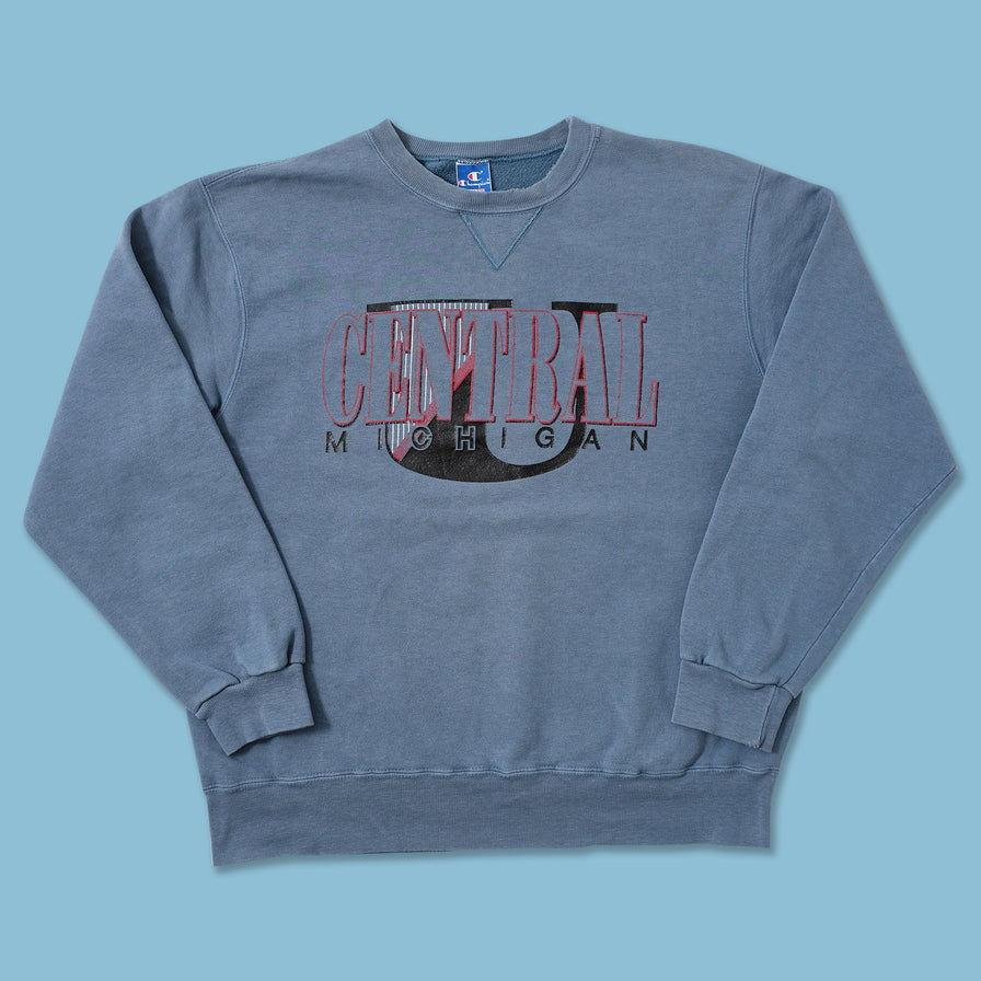 Vintage Champion Central Michigan Sweater XLarge 