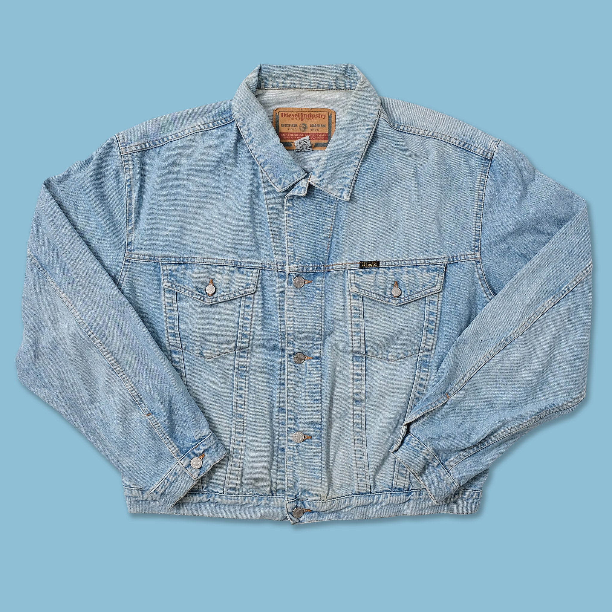 Vintage Diesel Denim Jacket Large | Double Double Vintage