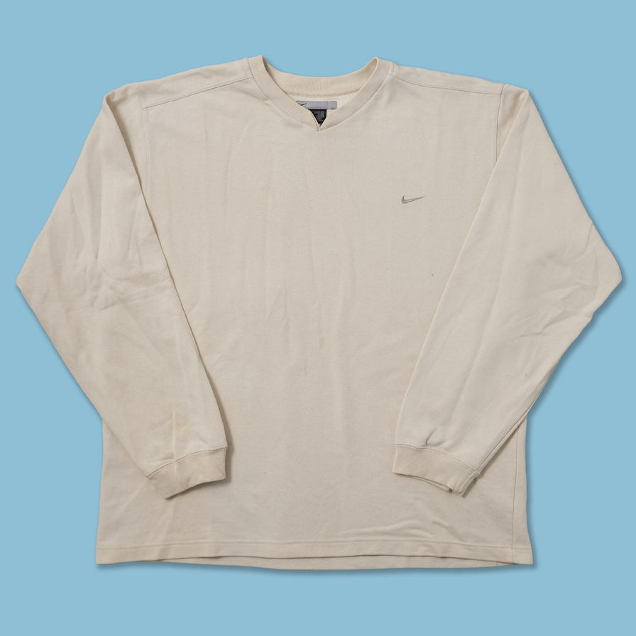 Vintage Nike Mini Swoosh Sweater Large / XLarge - Double Double Vintage