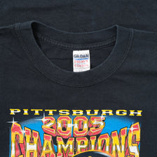 2005 Pittsburgh Steelers T-Shirt Large - Double Double Vintage