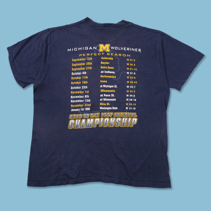 Vintage 1997 Michigan T-Shirt XLarge - Double Double Vintage