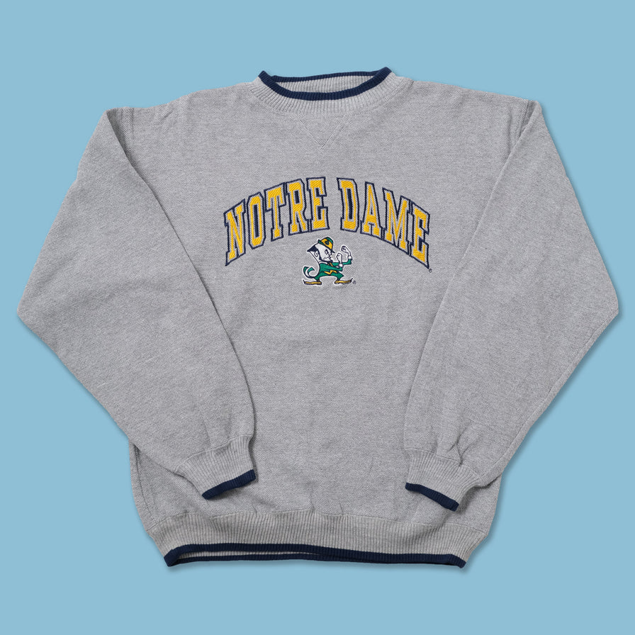 Vintage Notre Dame Sweater Large - Double Double Vintage