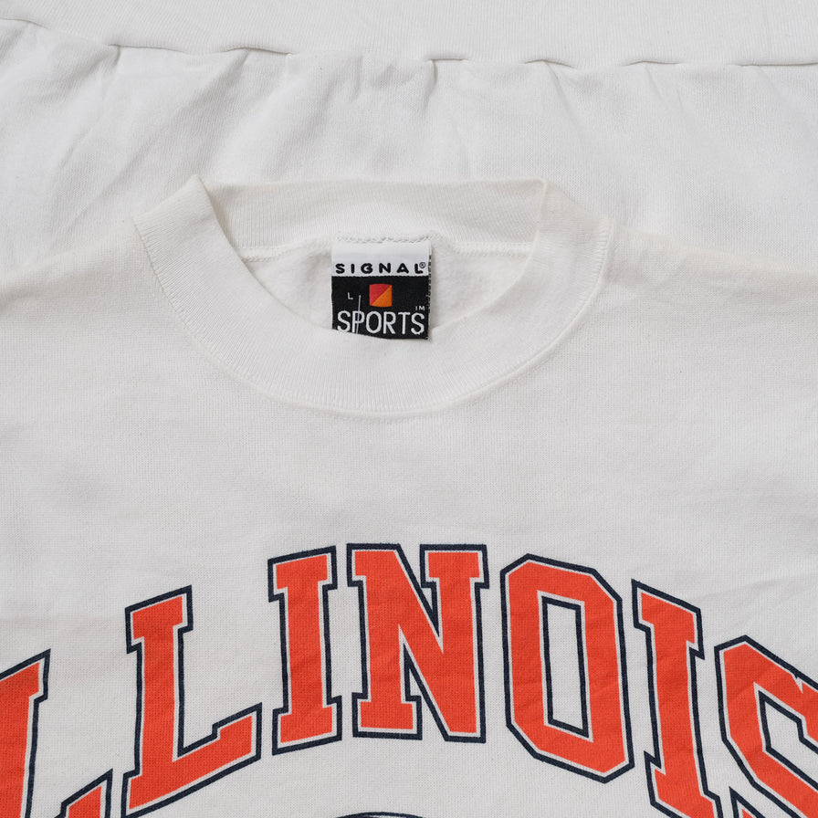 Vintage 1991 Illinois Sweater Large - Double Double Vintage
