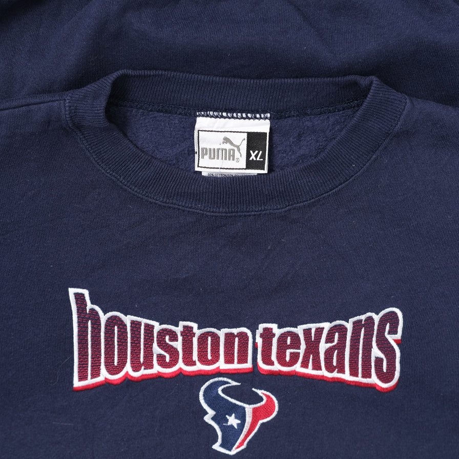 Vintage Puma Houston Texans Sweater XLarge - Double Double Vintage