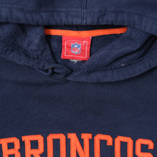 Vintage Denver Broncos Hoody XLarge - Double Double Vintage