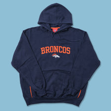 Vintage Denver Broncos Hoody XLarge - Double Double Vintage