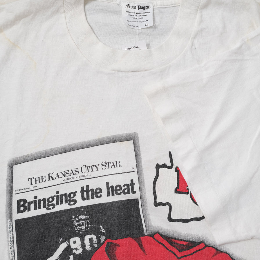 Vintage 1995 Chiefs T-Shirt XLarge - Double Double Vintage