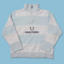 Vintage Fred Perry Q-Zip Sweater Medium - Double Double Vintage