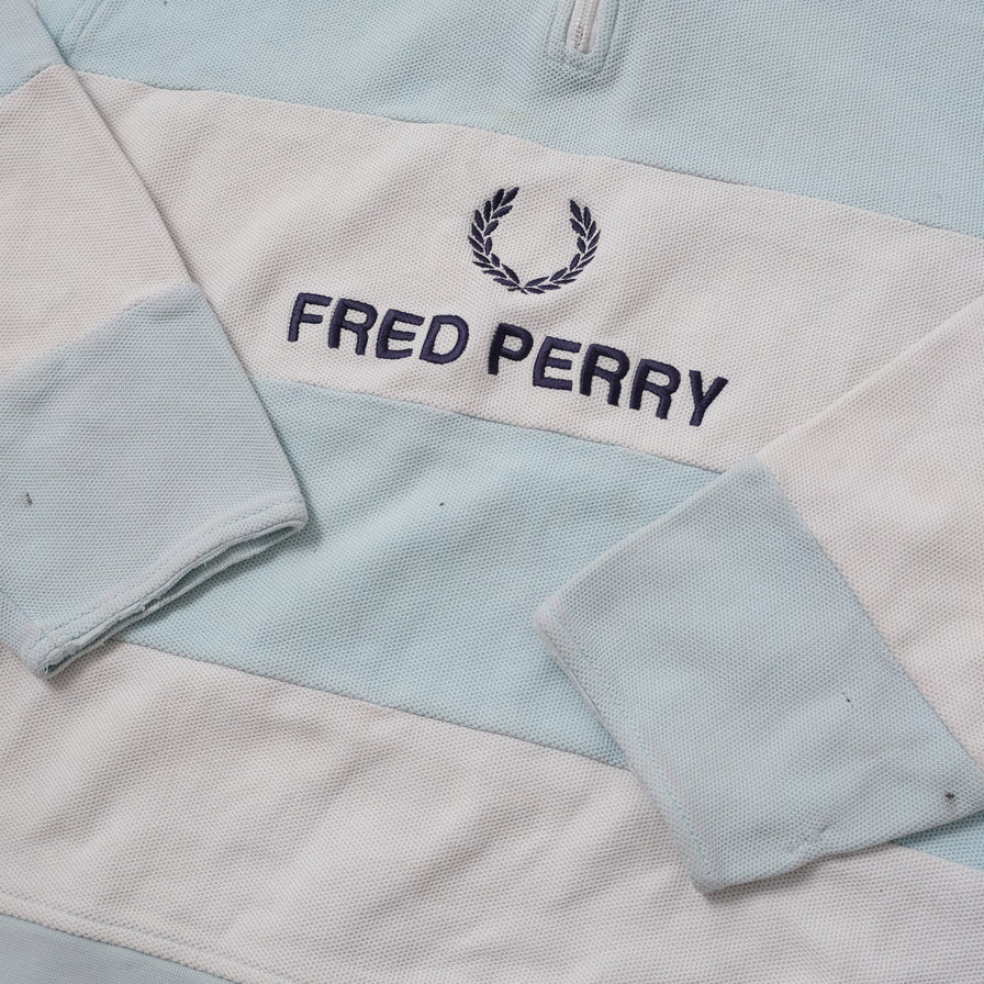 Vintage Fred Perry Q-Zip Sweater Medium - Double Double Vintage
