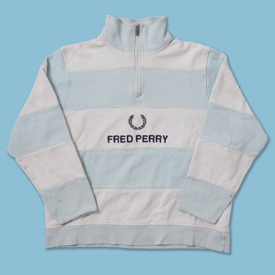 Vintage Fred Perry Q-Zip Sweater Medium - Double Double Vintage