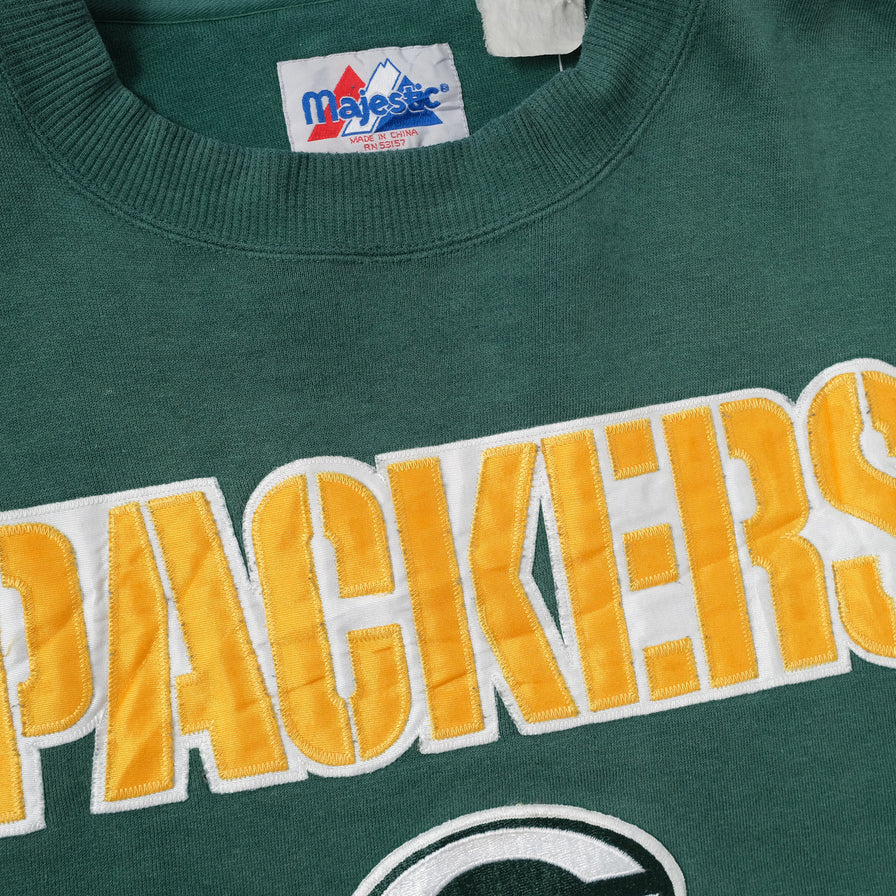 Vintage Green Bay Packers Sweater Large - Double Double Vintage