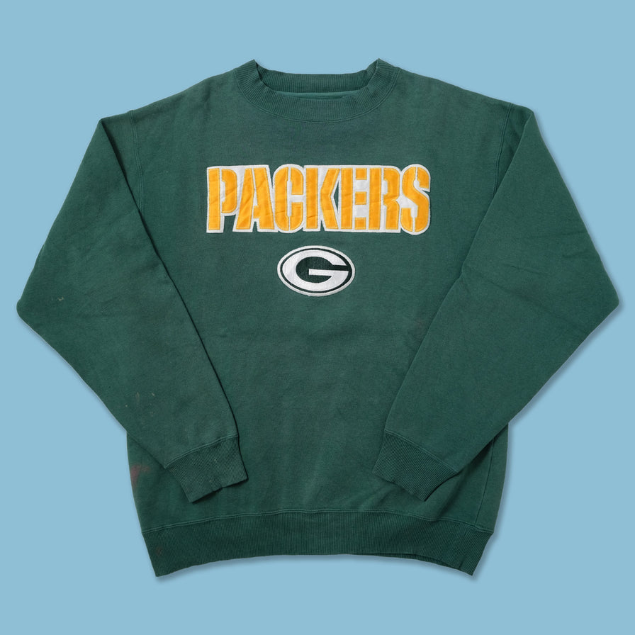 Vintage Green Bay Packers Sweater Large - Double Double Vintage