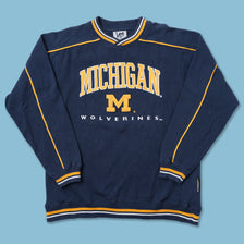 Vintage Michigan V-Neck Sweater Large - Double Double Vintage