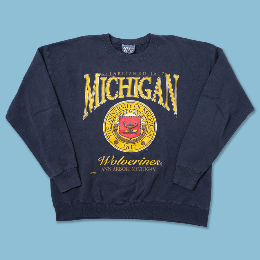 Vintage Michigan Wolverines Sweater XLarge - Double Double Vintage