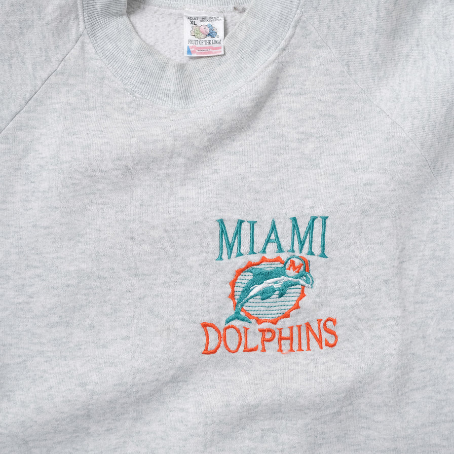 Vintage Miami Dolphins Sweater XLarge - Double Double Vintage