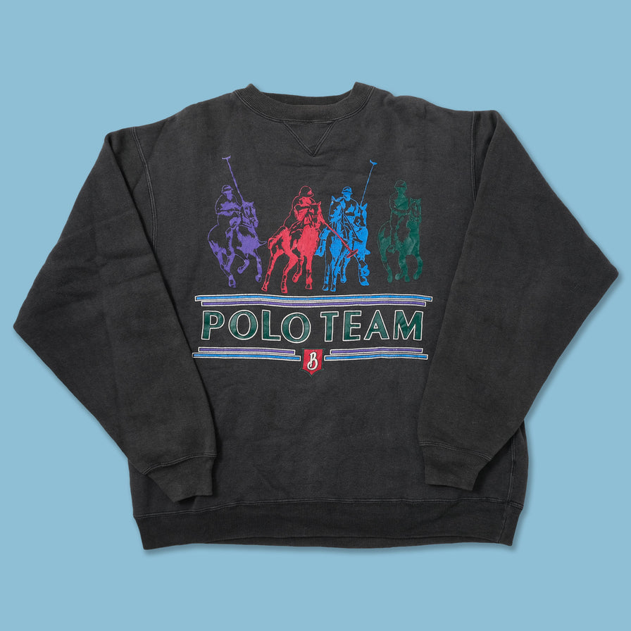 Vintage Polo Team Sweater Large - Double Double Vintage