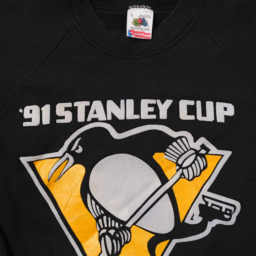 Vintage 1991 Penguins Sweater Medium - Double Double Vintage