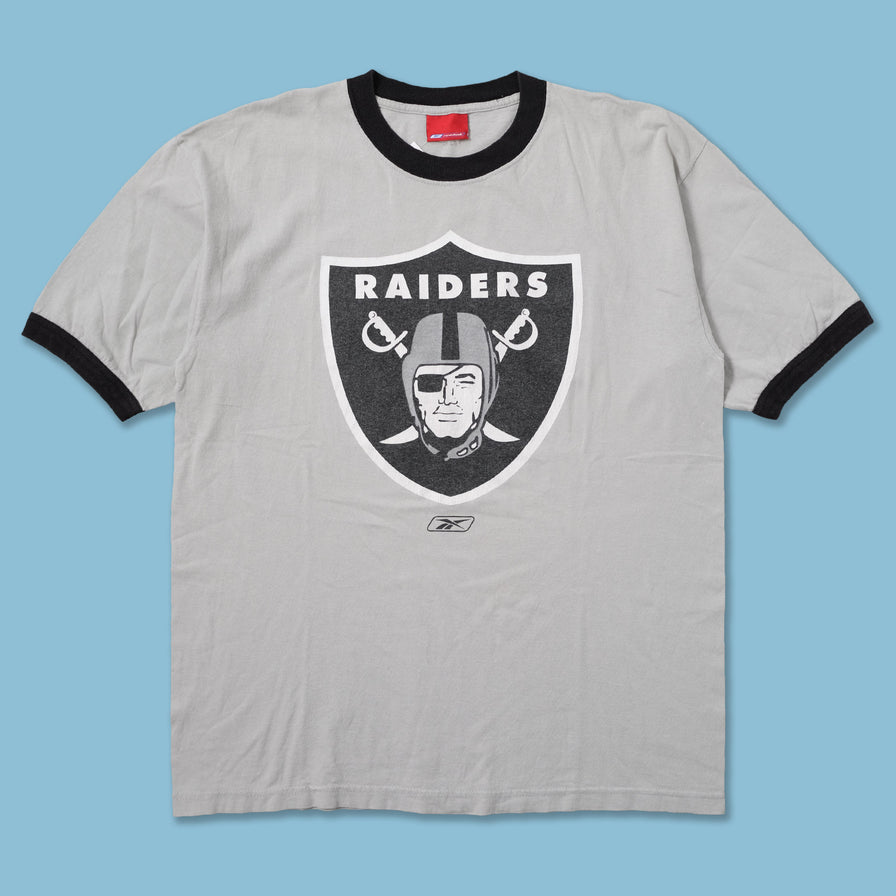 Vintage Reebok Raiders T-Shirt Large / XLarge - Double Double Vintage