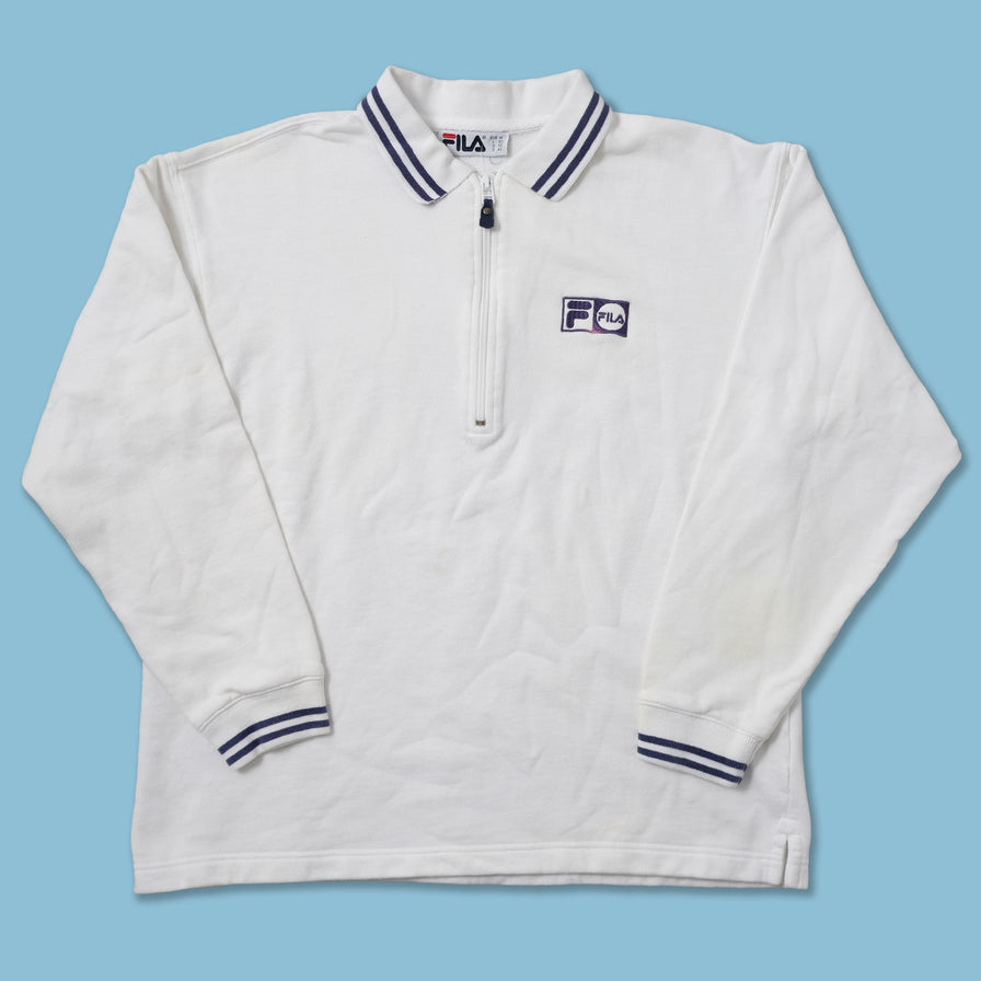 Vintage Fila Q-Zip Sweater Large / XLarge - Double Double Vintage
