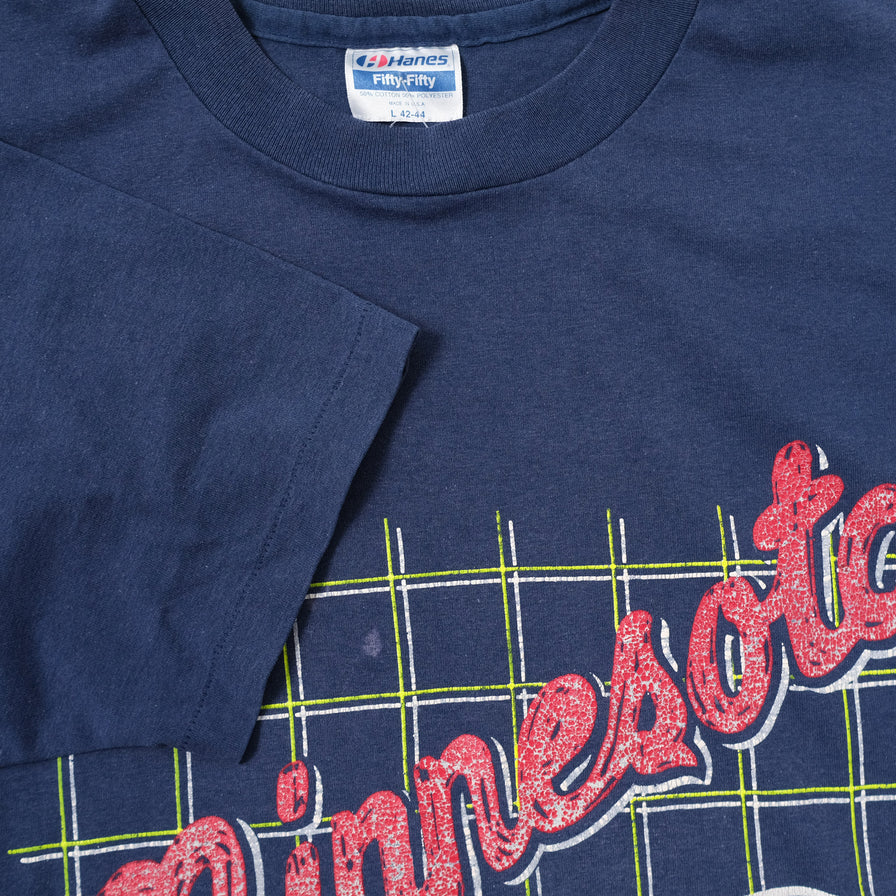 Vintage 1990 Twins T-Shirt Large - Double Double Vintage