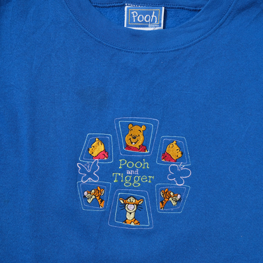 Vintage Pooh & Tigger Sweater XXLarge - Double Double Vintage