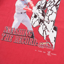 Vintage 1998 Mark McGwire T-Shirt Small - Double Double Vintage