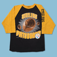 Vintage 1997 Steelers Raglan T-Shirt Small - Double Double Vintage