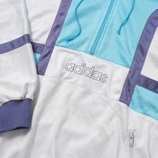 Vintage adidas Q-Zip Hoody Large - Double Double Vintage