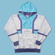 Vintage adidas Q-Zip Hoody Large - Double Double Vintage
