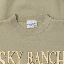 Vintage Sky Ranch Colorado Sweater Large 