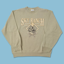 Vintage Sky Ranch Colorado Sweater Large 