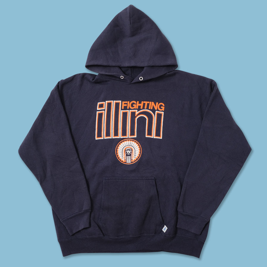 Vintage Fighting Illini Hoody XLarge 