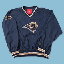 Vintage St. Louis Rams Windbreaker XLarge 