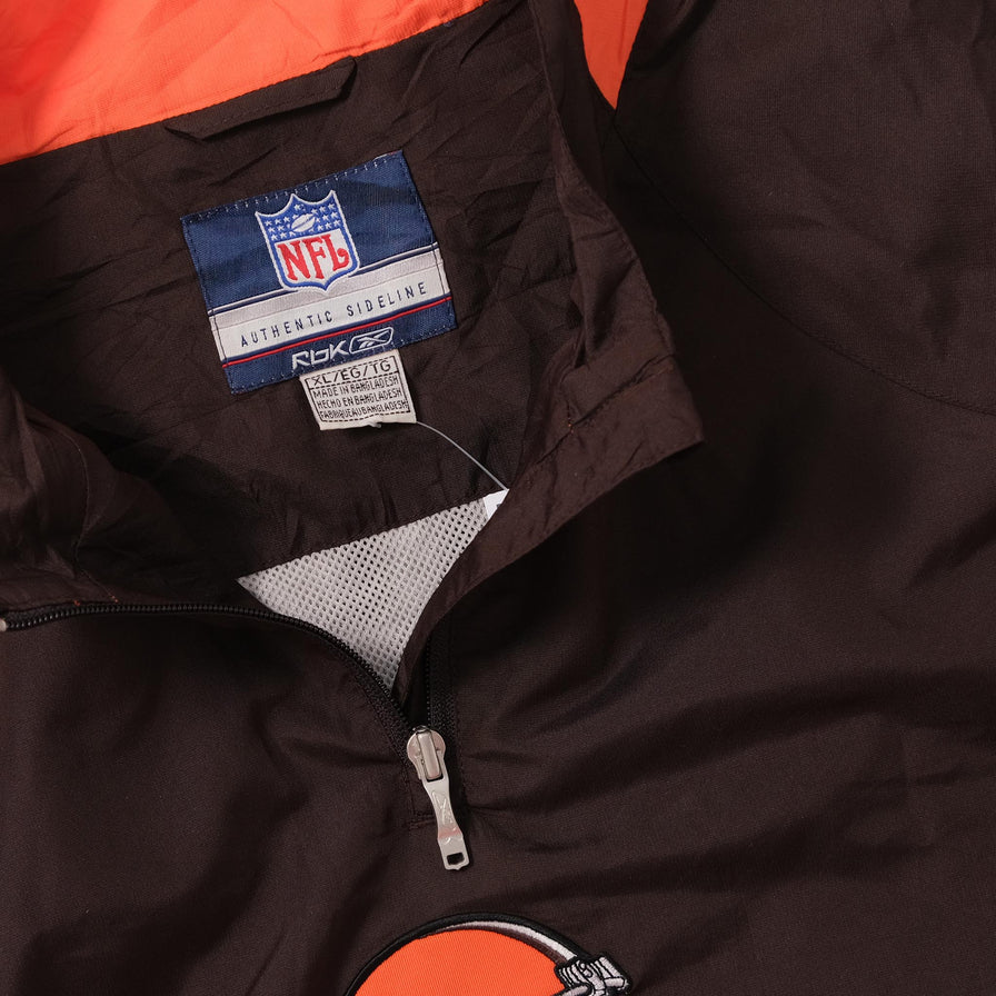 Vintage Cleveland Browns Q-Zip Windbreaker XXLarge 