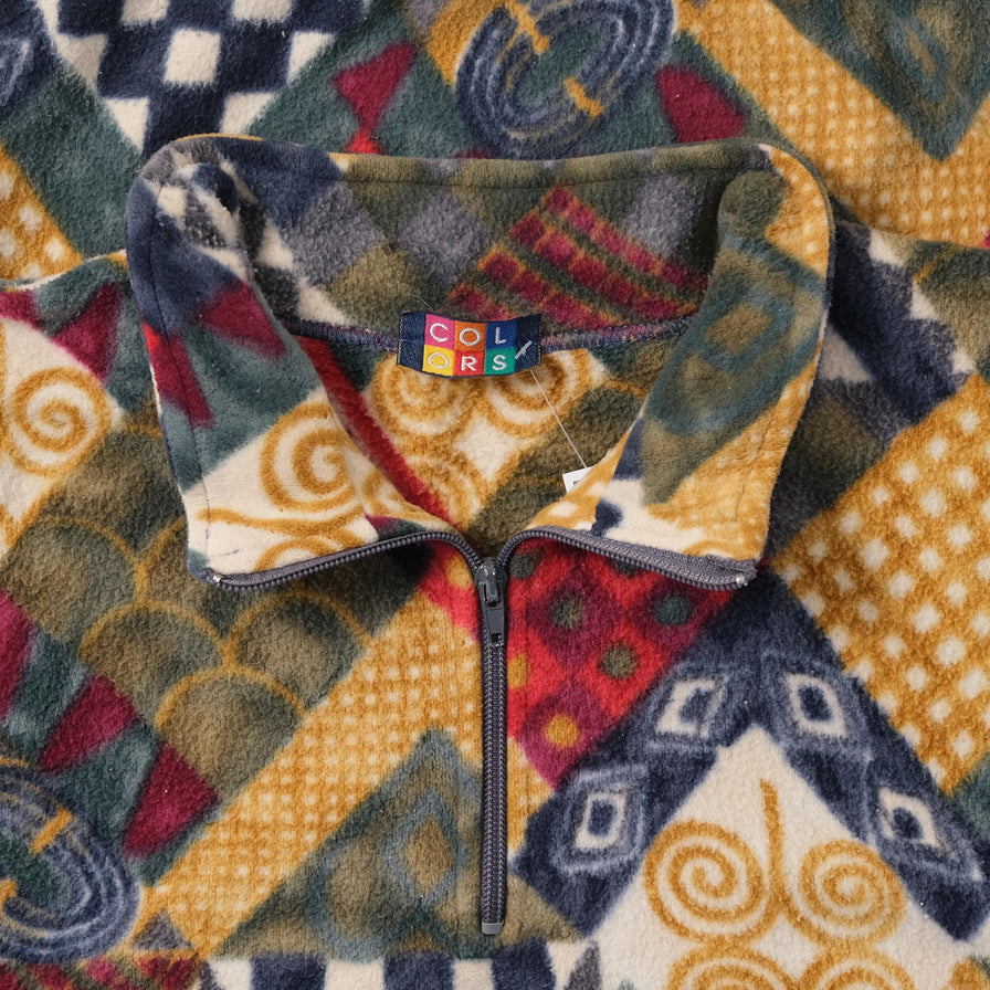 Vintage Patterned Fleece XXLarge 