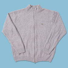 Vintage Lacoste Knit Jacket Medium 