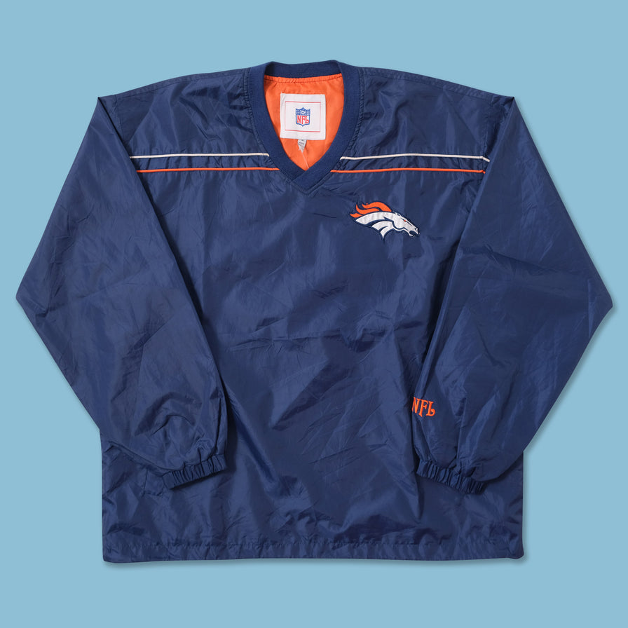 Vintage Denver Broncos Windbreaker Large 