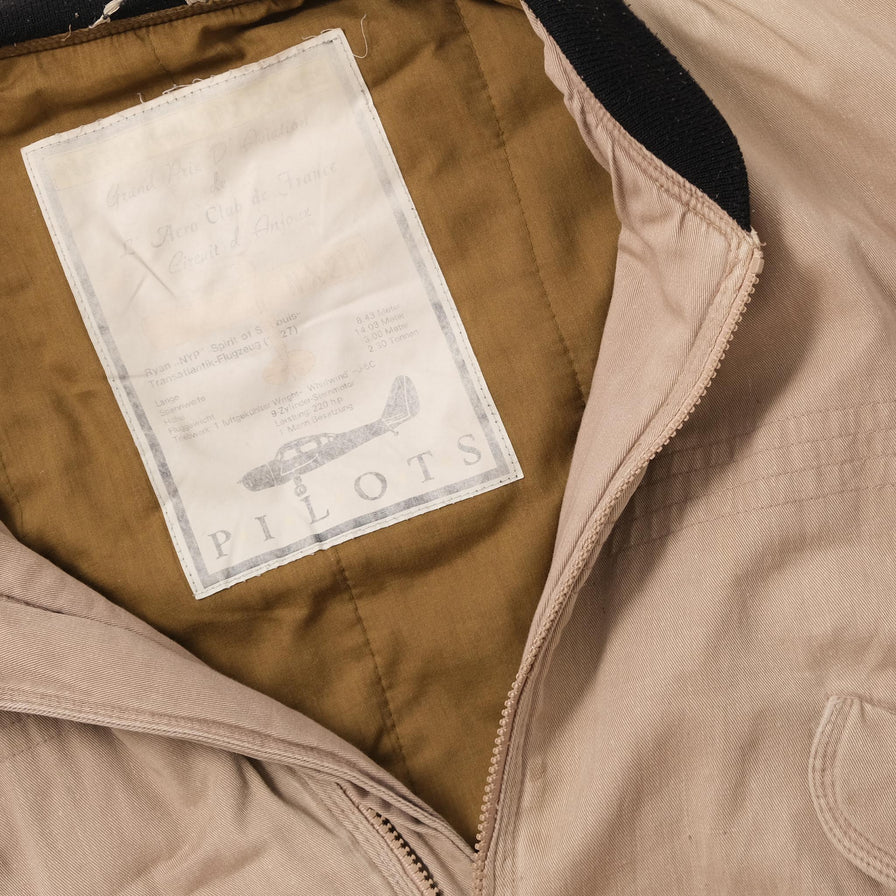 Vintage Padded Bomber Jacket XLarge 