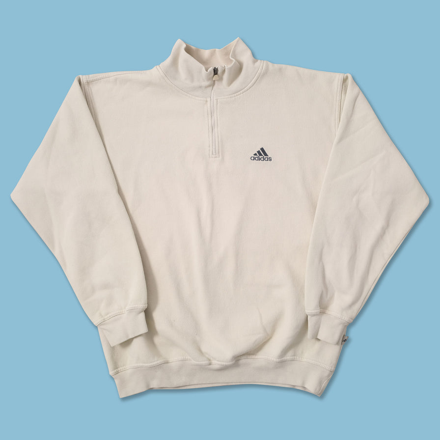 Vintage adidas Q-Zip Sweater Medium 