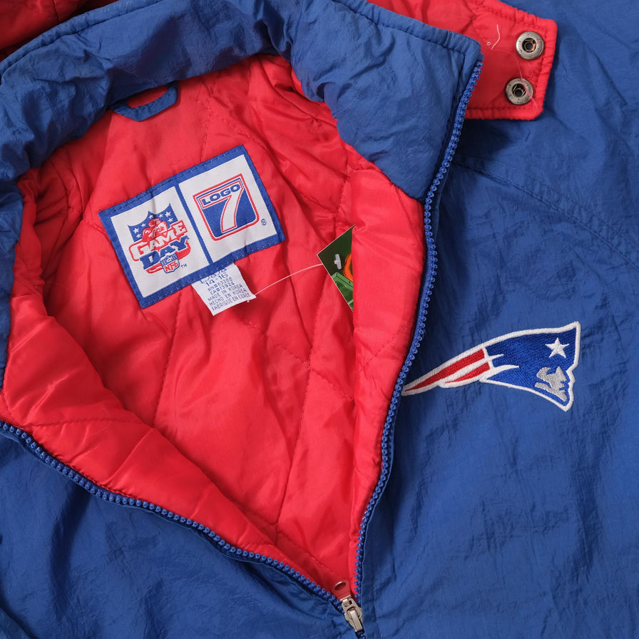 Vintage New England Patriots Padded Jacket Small 
