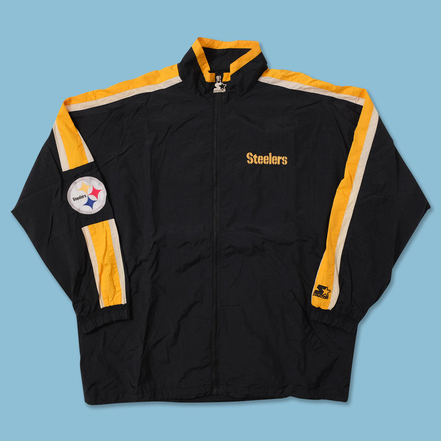 Vintage Starter Pittsburgh Steeler Track Jacket XXLarge 