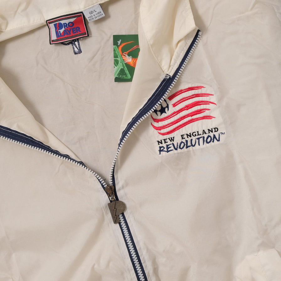 Vintage New England Revolution Track Jacket XLarge 