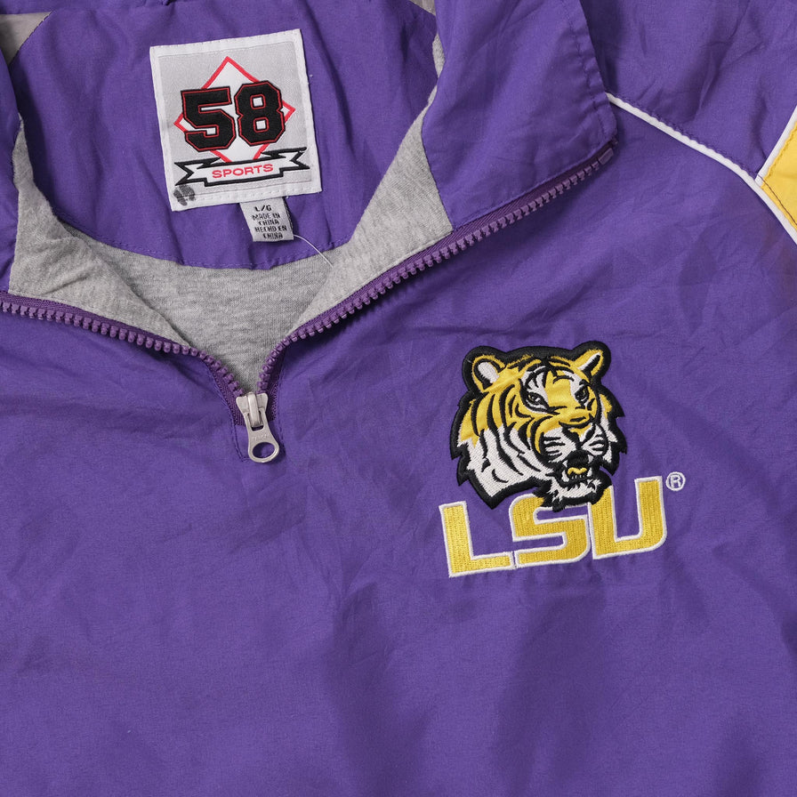 Vintage LSU Tigers Windbreaker Large 