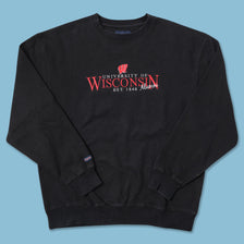 Vintage University of Wisconsin Sweater Large 