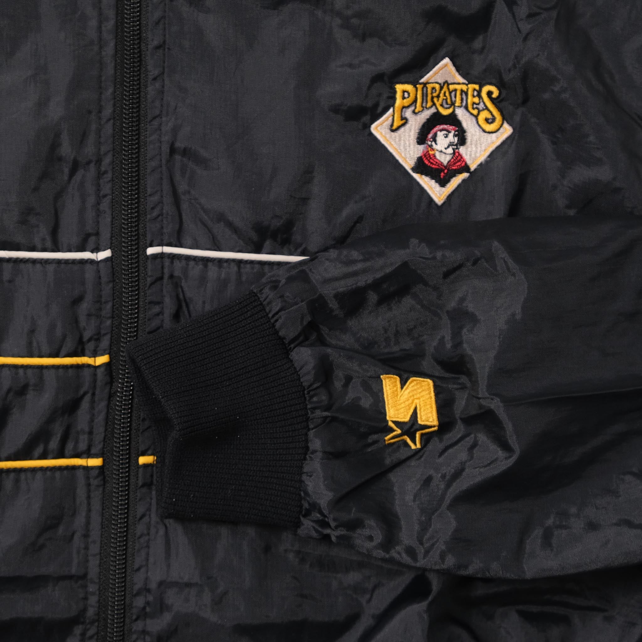 Pittsburgh Pirates Full Leather Jacket - Black Small