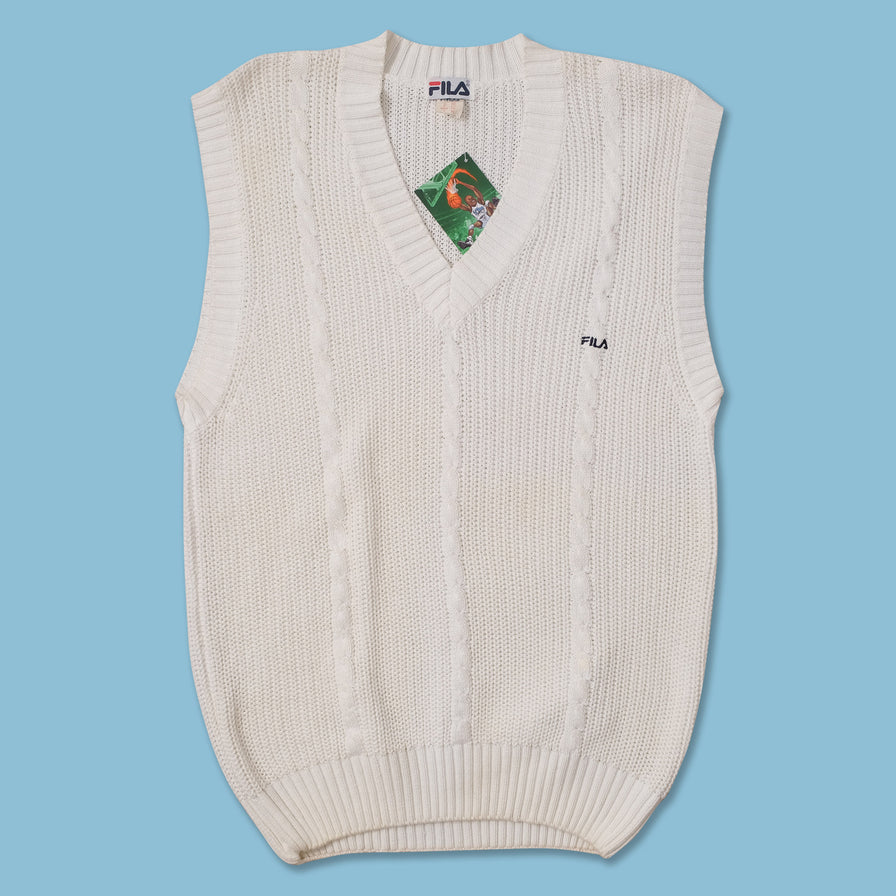 Vintage Fila Knit Vest XLarge 
