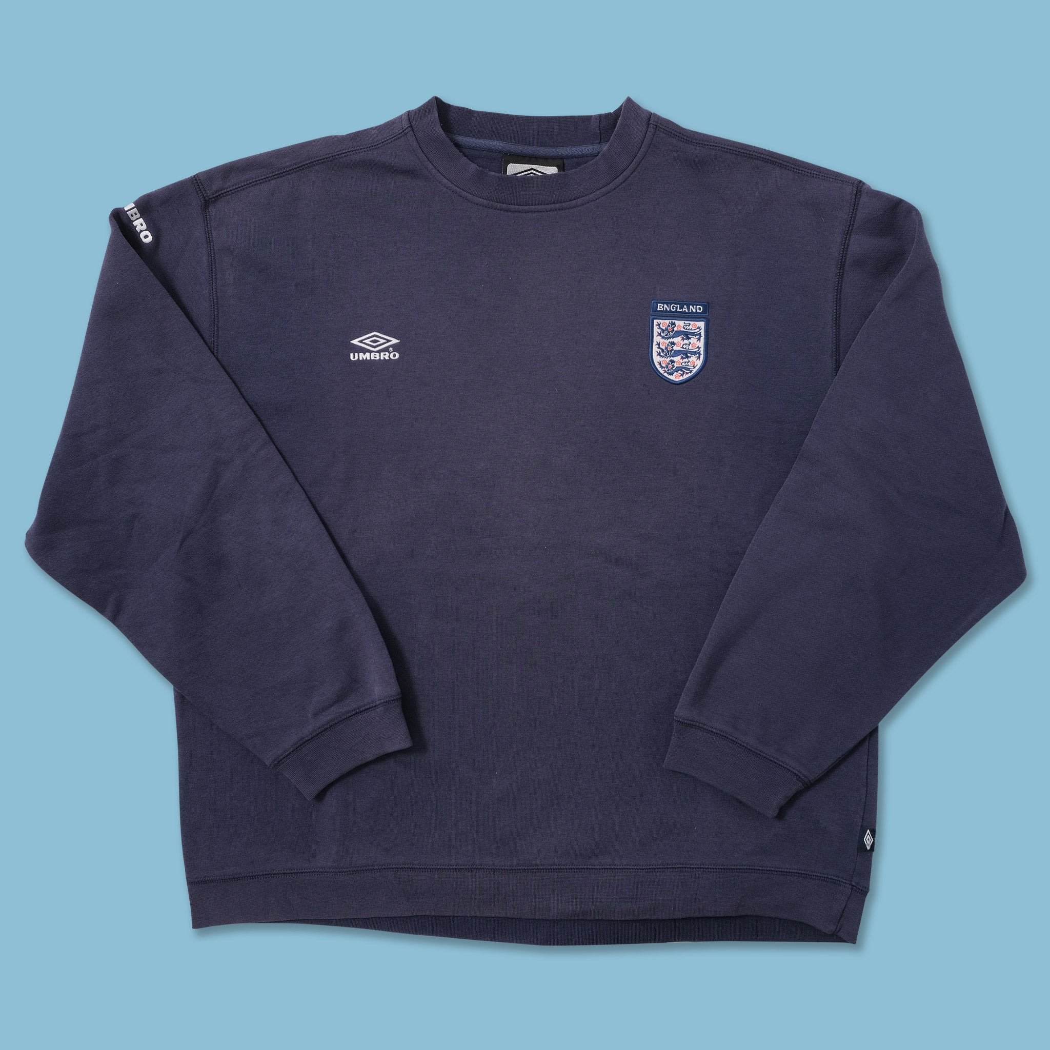 Blue Sweatshirt Umbro Vintage Jumper Vintage Retro Men's Umbro