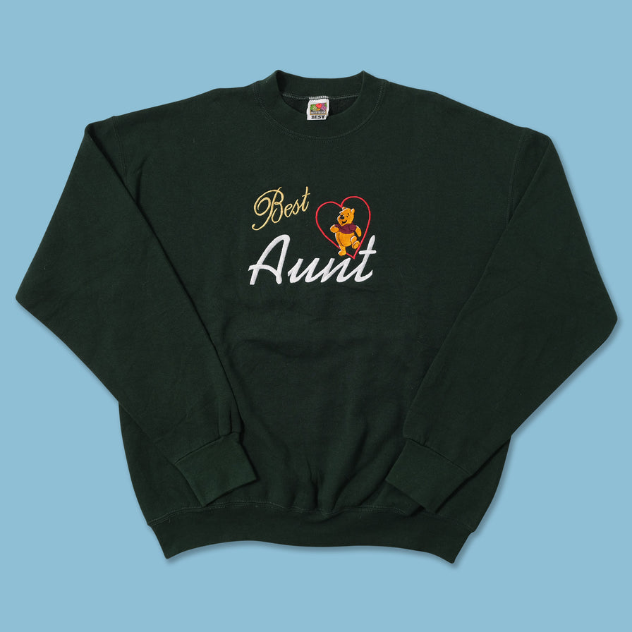 Vintage Pooh Best Aunt Sweater XLarge 