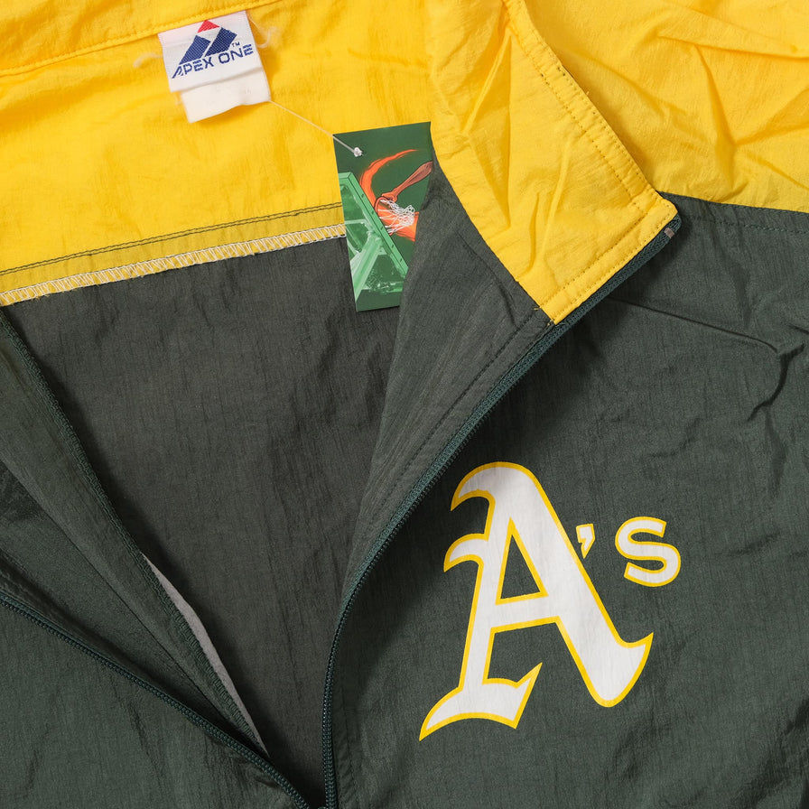 Vintage Oakland Athletics Track Jacket Large 