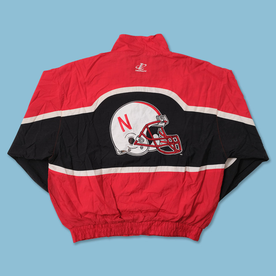 Vintage Nebraska Huskers Track Jacket XLarge 